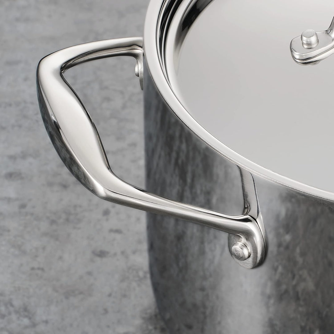 Tramontina 80116/009DS Gourmet Stainless Steel Induction-Ready Tri-Ply Clad, NSF-Certified 3 Quart C