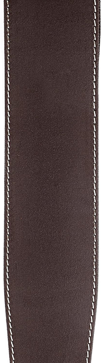 Planet Waves 25LS01-DX Ledergurt Classic Leather Strap Collection Contrast Stitch - Brown Länge: 128