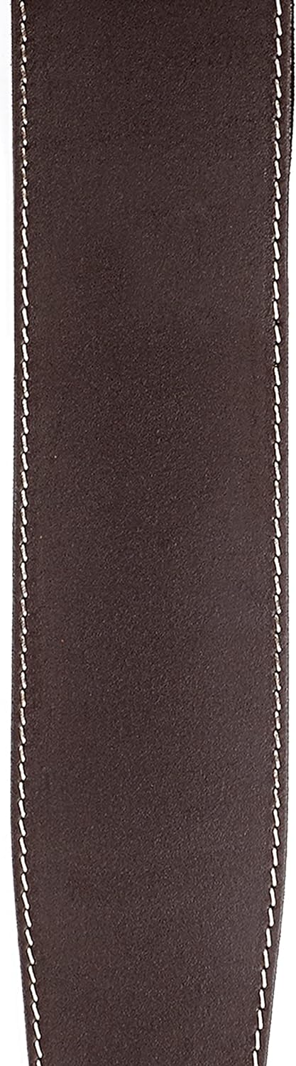 Planet Waves 25LS01-DX Ledergurt Classic Leather Strap Collection Contrast Stitch - Brown Länge: 128