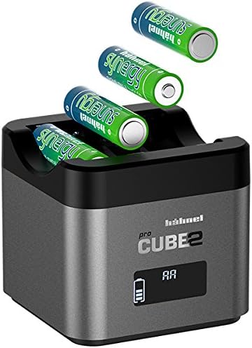 Hähnel ProCube 2 Doppel-Ladegerät für Nikon EN-EL14 (EN-EL14a) / EN-EL15 / EN-EL25, für Nikon