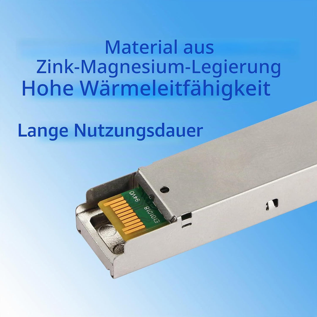 CERRXIAN 1.25G Single Mode BIDI SFP SC Modul Glasfaser-Transceiver, SFP-WDM-SM, 3KM SC Tx1550nm/Rx13