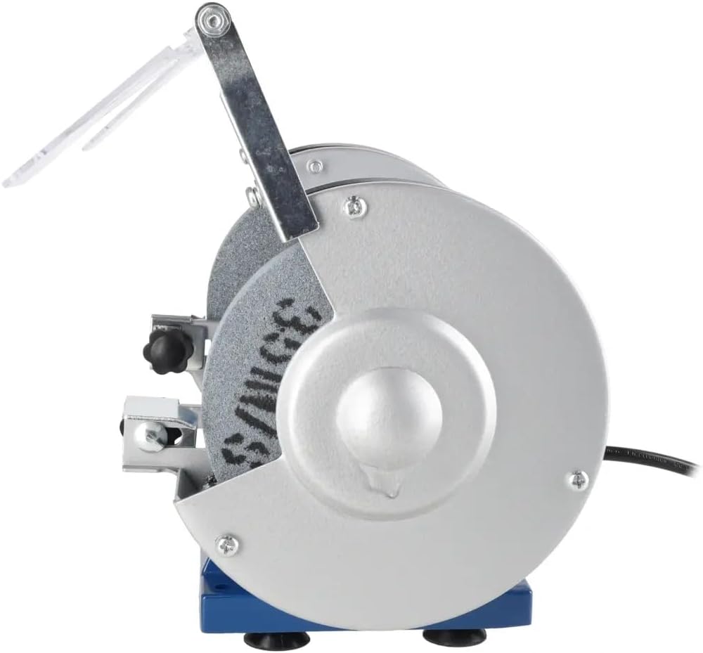 Doppelscheiben-Tischschleifer 150 W DEDRA, 125 × 16 mm, Möglichkeit der Tischbefestigung, Unterspann