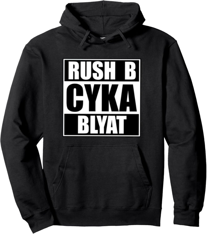 Cyka Blyat Rush B Cs Go Lustiges Glücksspiel Russen Pullover Hoodie