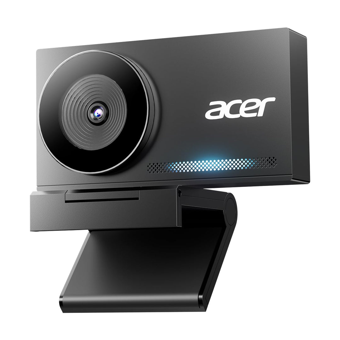 Acer 4K-Webcam für PC und Mac, Sony 1/2-Zoll-Sensor mit PDAF-Autofokus, 2 rauschunterdrückende Mikro