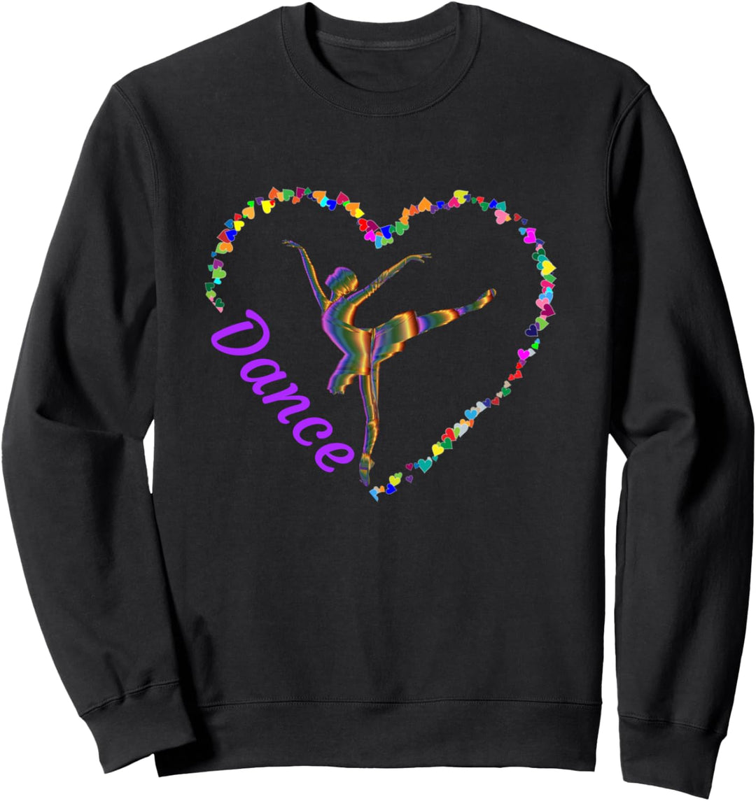 Ballerina-Ballett-Design für Damen, Teenager und kleine Mädchen. Sweatshirt