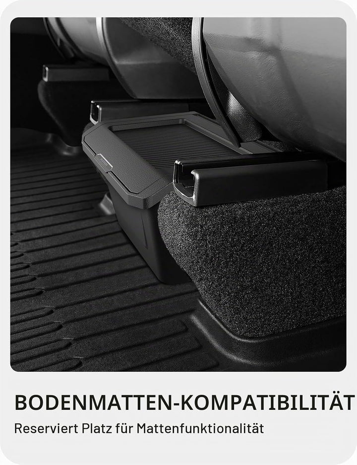 BASENOR 2026 2025 Tesla Model Y Juniper Organizer für die hintere Mittelkonsole, staubdichter TPE-Ab