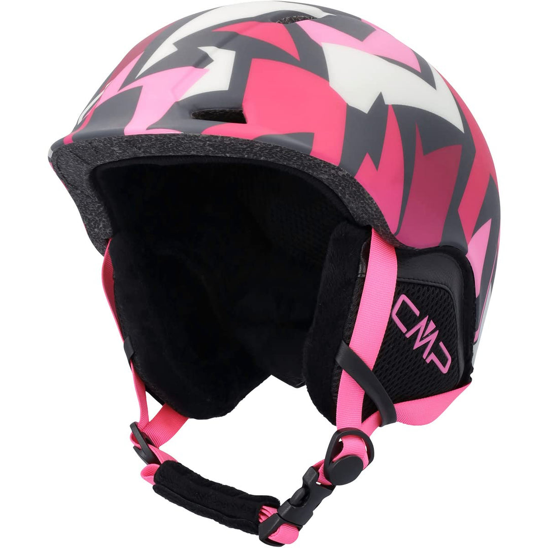 CMP Kinder Casco Da Sci E Snowboard Xj-4 Skihelm S Magenta-Pink Fluo, S Magenta-Pink Fluo