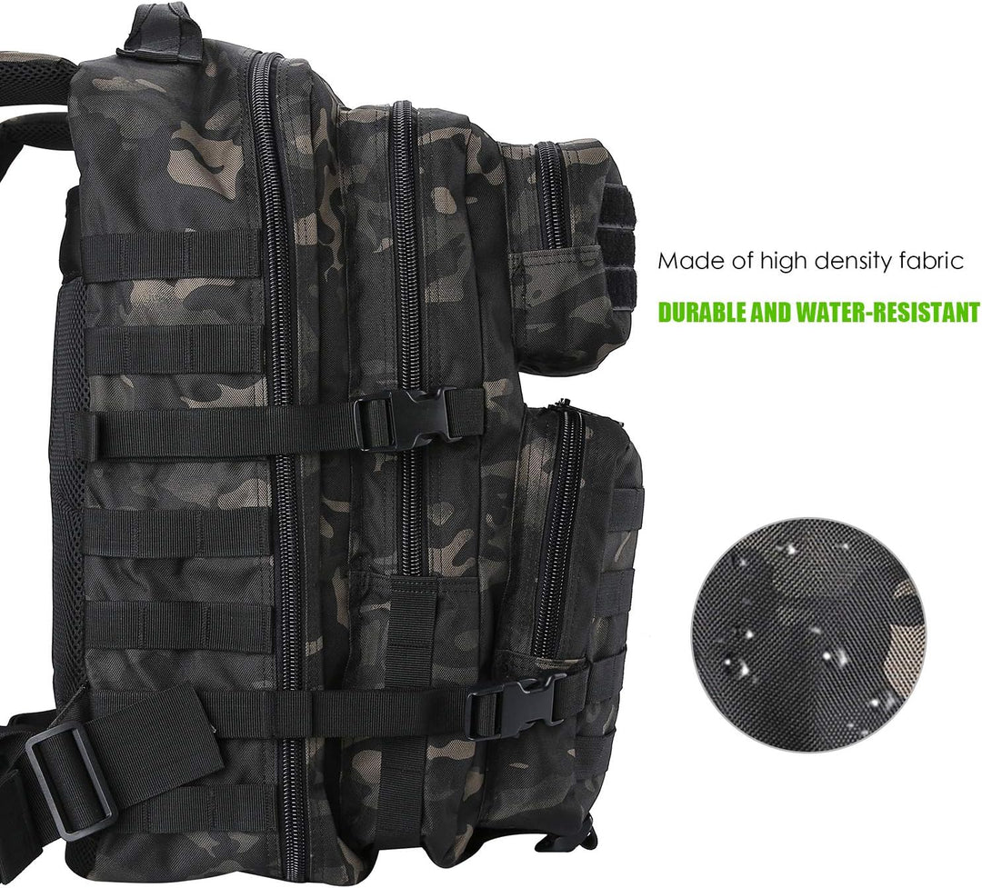 ProCase 40L Militär Taktische Rucksack, Grosse Kapazität 3 Tage Armee Assault Pack Bag Go Bag Rucksa