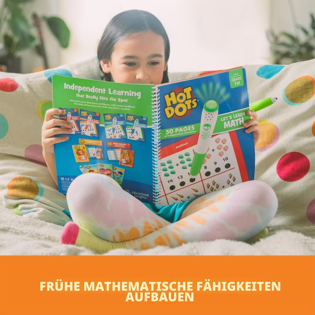 Learning Resources 2448 Hot Dots Wir wollen Mathematik Lernen, Grundschule, Aktivitätsbuch u. intera