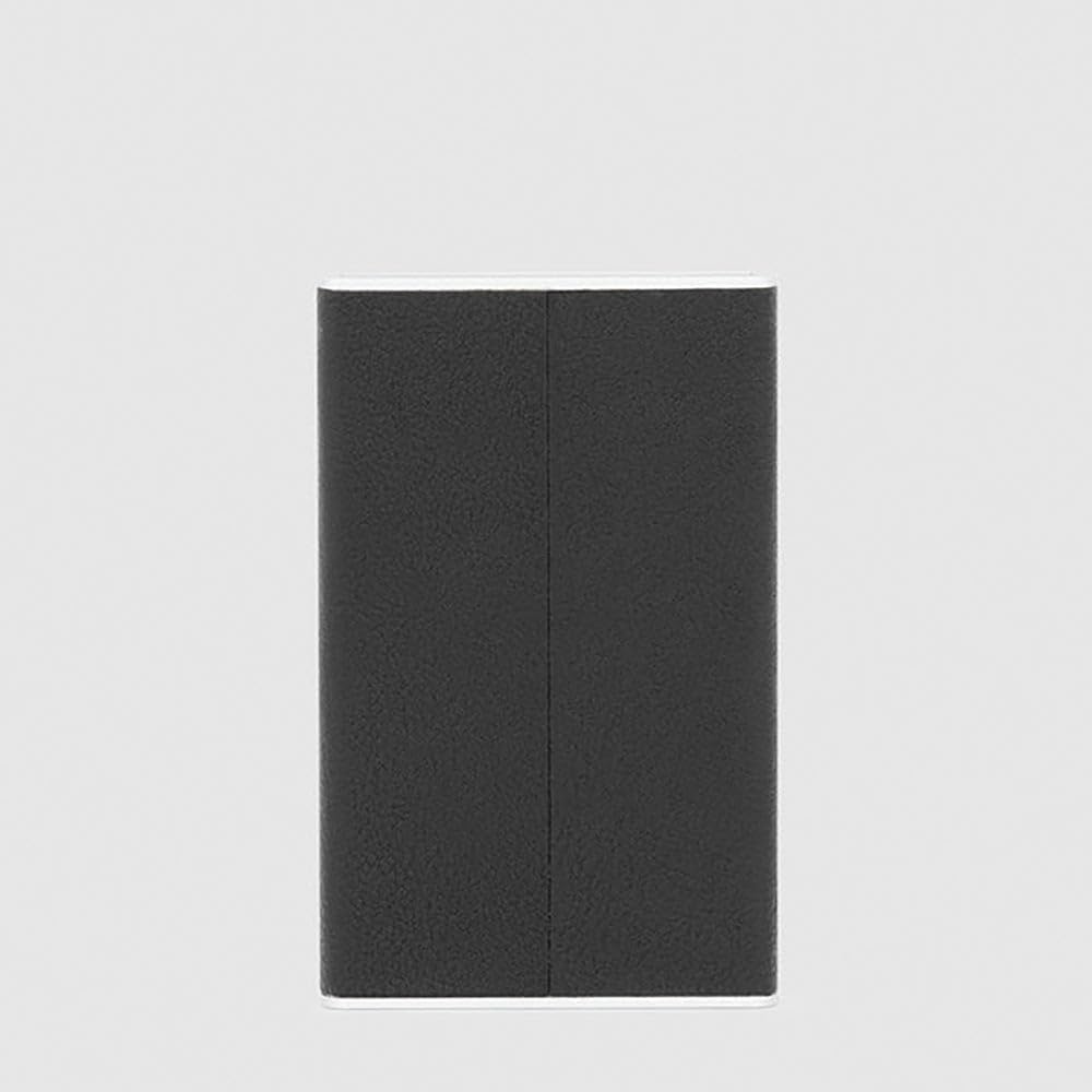 Piquadro Black Square - Kreditkartenetui 5cc 10 cm Black Schwarz, Schwarz