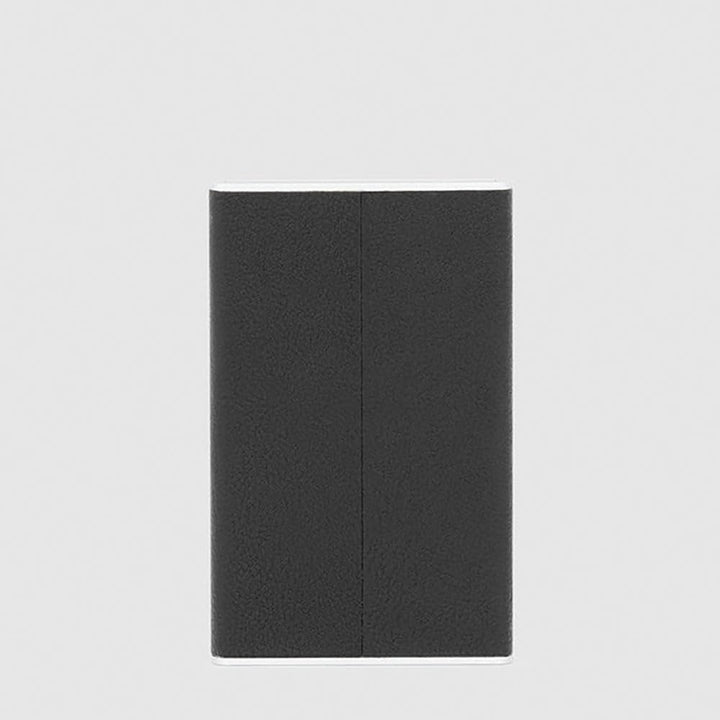 Piquadro Black Square - Kreditkartenetui 5cc 10 cm Black Schwarz, Schwarz