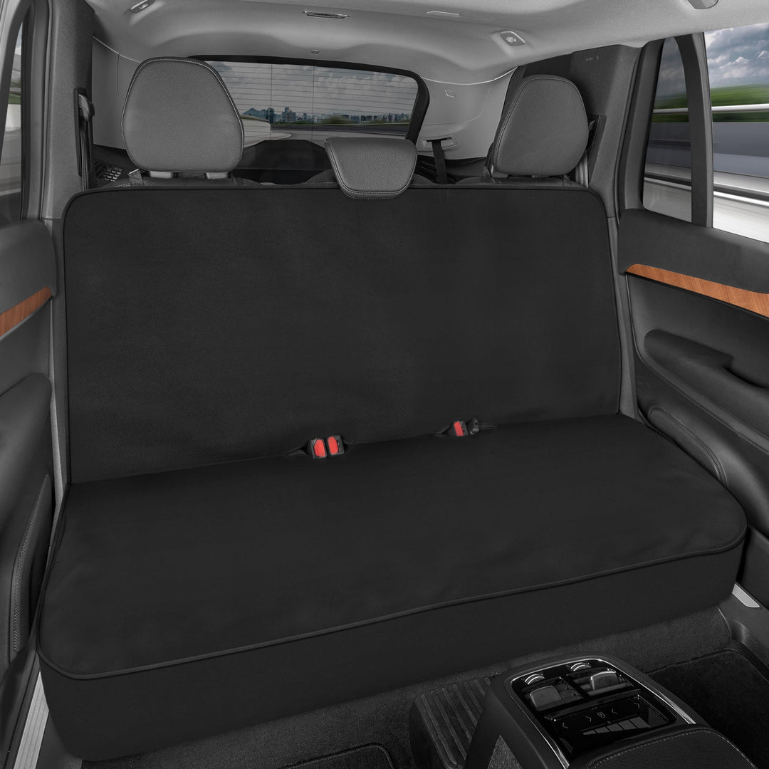 BDK Motor Trend AquaShield Autositzbezug für Rückbank, wasserdicht, Neopren, gepolstert, Schwarz, id
