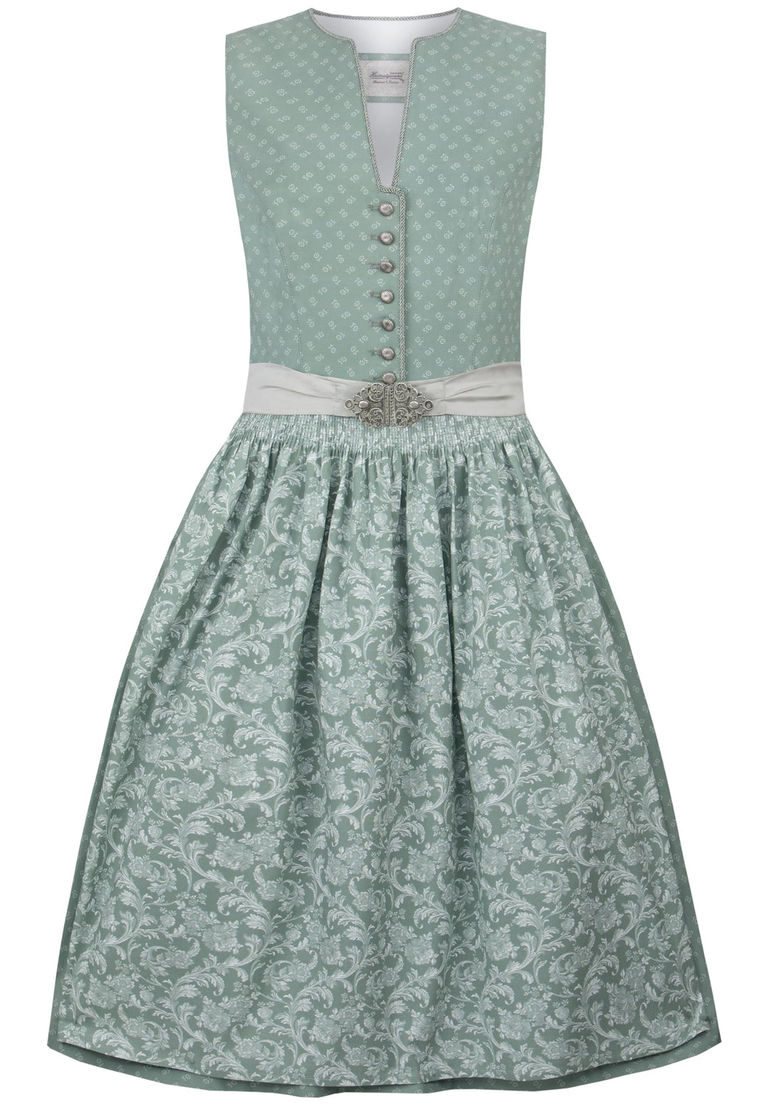 Stockerpoint Damen Dirndl Franka Kleid für besondere Anlässe 32 Salbei, 32 Salbei