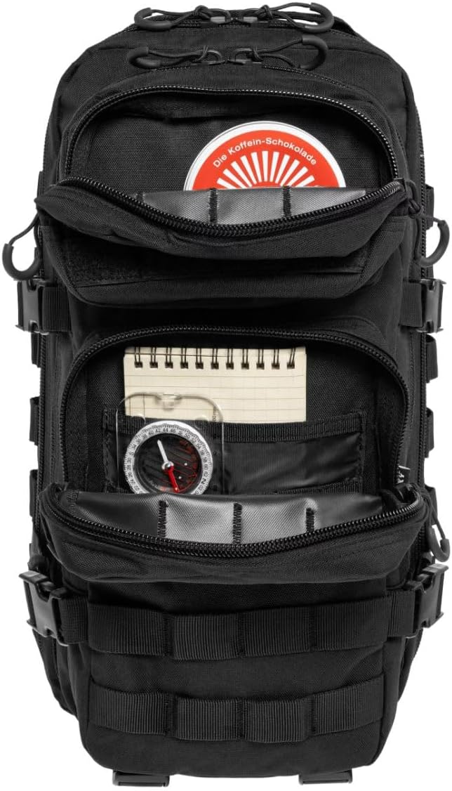 Tactical Polygon Small 20L Taktischer Rucksack – Schwarz | Militär & Outdoor Rucksack Herren | Mit M