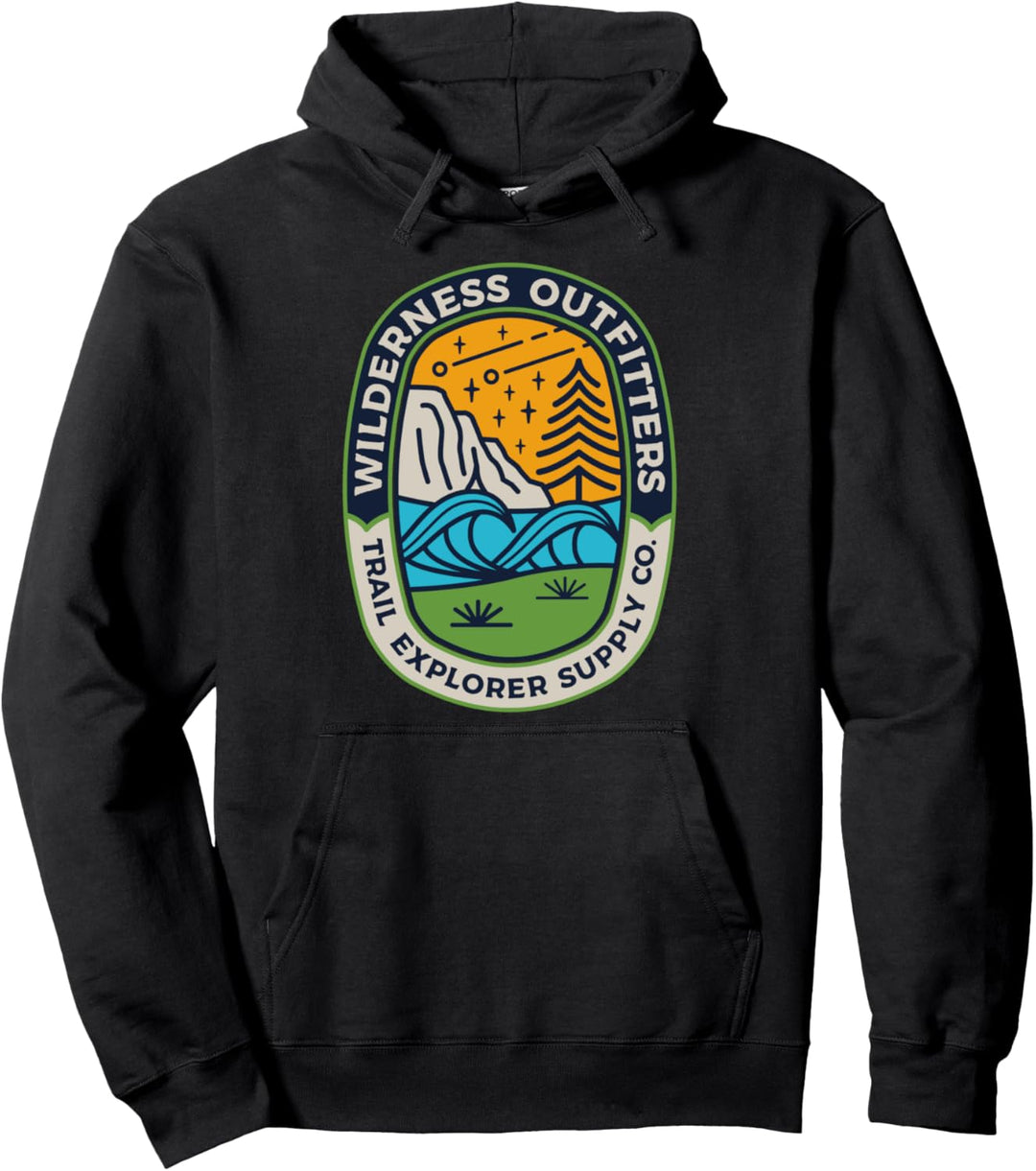 Trendy Wilderness Outfitters Pullover Hoodie