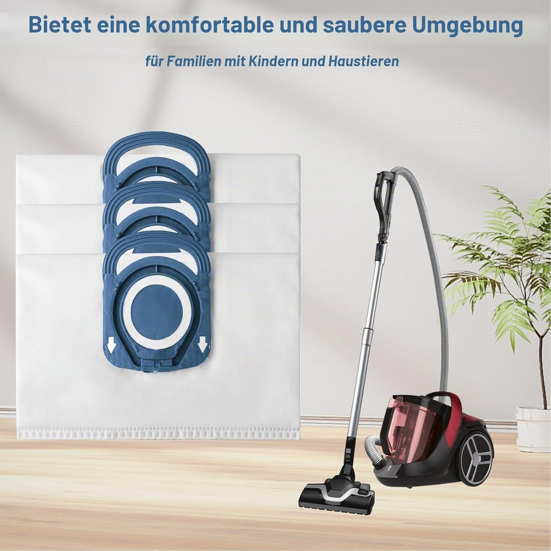 10 Hygiene+ Staubsaugerbeutel Ersatz für Rowenta Compact Power RO64 RO31 RO39 RO74 RO77, Rowenta RO3