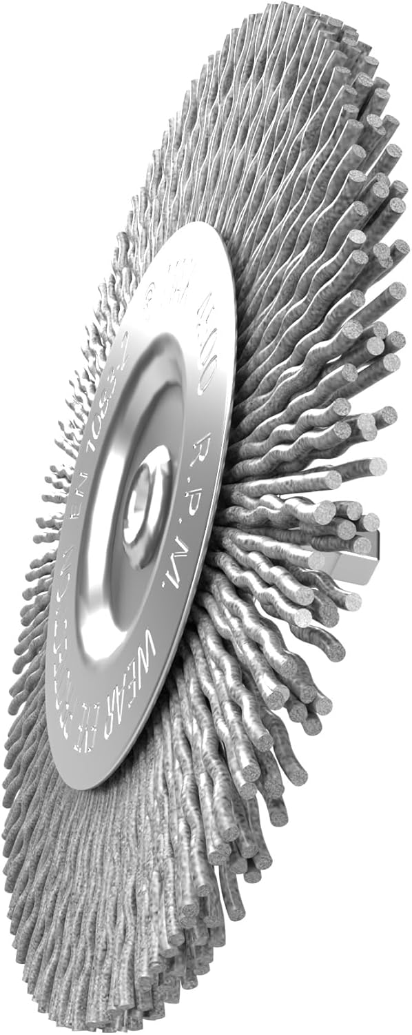 2er Ersatzbürsten Nylon Ersatzfugenbürste passend für Güde Fugenreiniger GFR 401 (94317) zur Anwendu