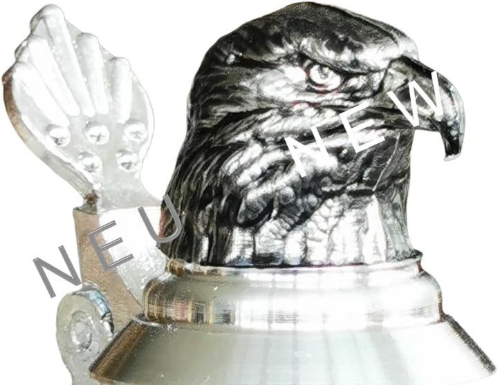 Flaschendeckel Zinn, Bierflasche Zinn Deckel, Bierflaschendeckel, Adler, Adlerkopf, Eagle
