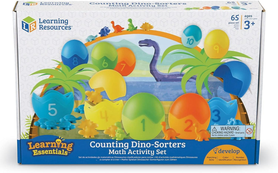 Learning Resources Dino-Sortierfiguren zum Zählen – Mathematik-Spielset