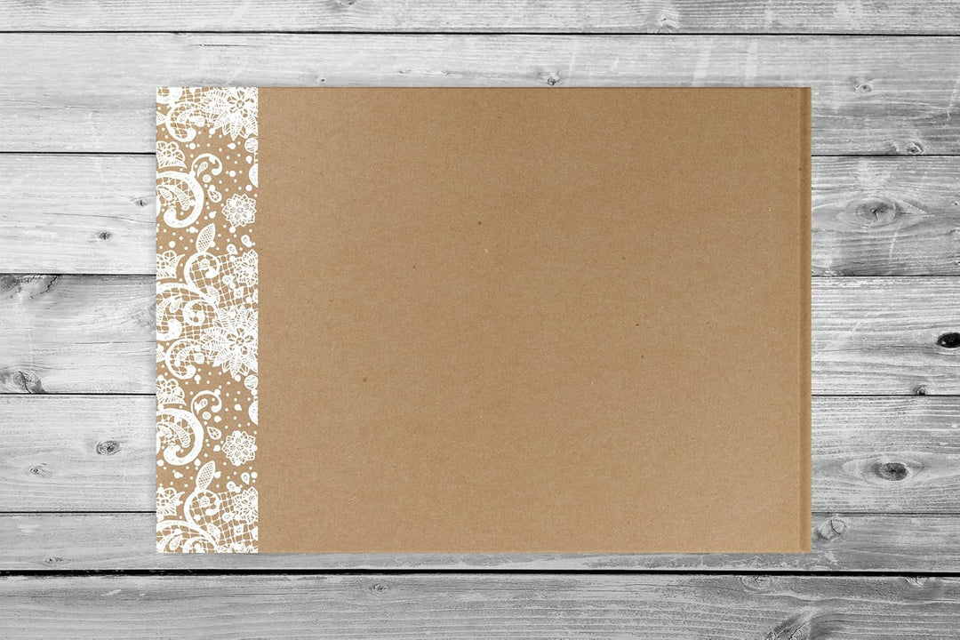 Gästebuch Hochzeit – Vintage Spitzen – Hochzeitsalbum Hochzeitsbuch Hochzeitsgästebuch (Vintage Spit