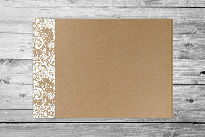 Gästebuch Hochzeit – Vintage Spitzen – Hochzeitsalbum Hochzeitsbuch Hochzeitsgästebuch (Vintage Spit