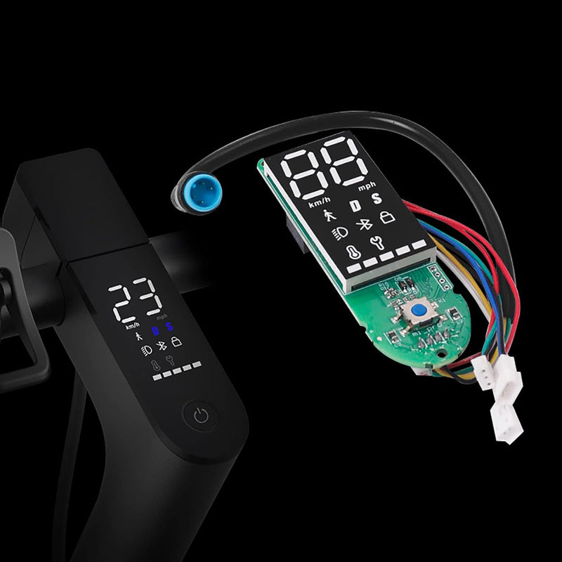 LEFELWEL Scooter Dashboard,Elektroroller Zubehör mit Bluetooth-Leiterplatte Dashboard BT Board für X