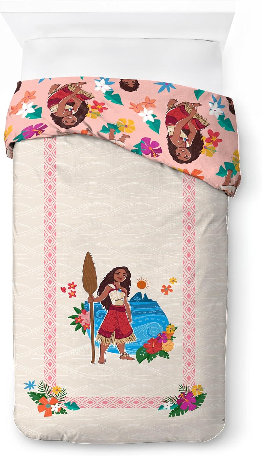 Jay Franco Kids Disney Moana Bettwäsche-Set – Superweiche Bettwäsche mit Kissenbezug, NUR BEZUG, Bet