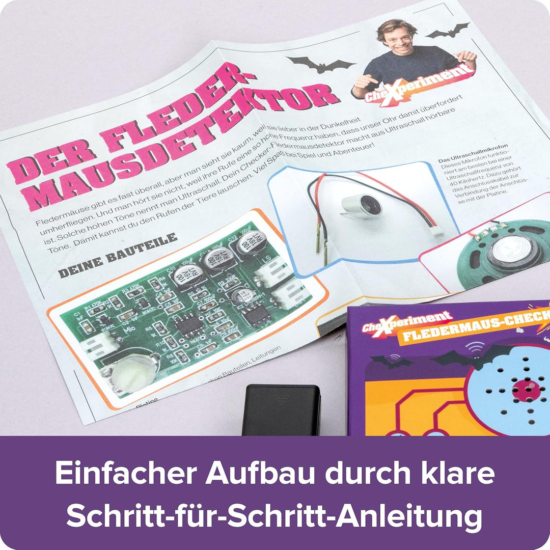 FRANZIS 67248 - CheXperiment - Fledermaus Check - Entdecke mit Checker Tobi die Welt der Fledermäuse