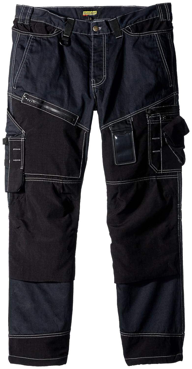 Blåkläder 15001140 Werker Hosen X1500, Marineblau / Schwarz, C60, 60