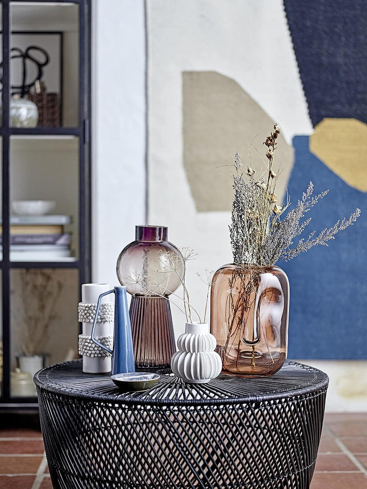 Bloomingville Vase, weiss, Keramik