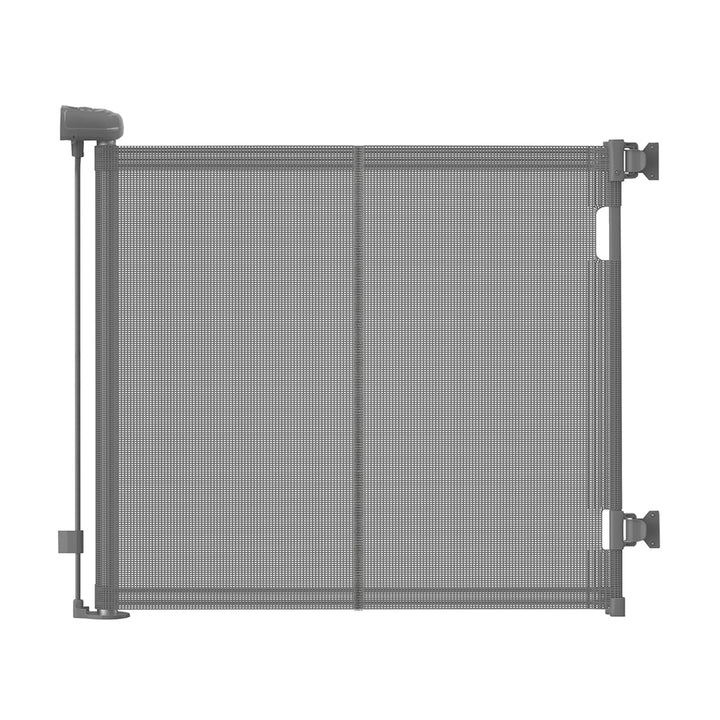 Treppenschutzgitter Ausziehbare für Babys,0-140 cm,83cm Hoch Baby Absperrgitter Treppenschutzrollo,E