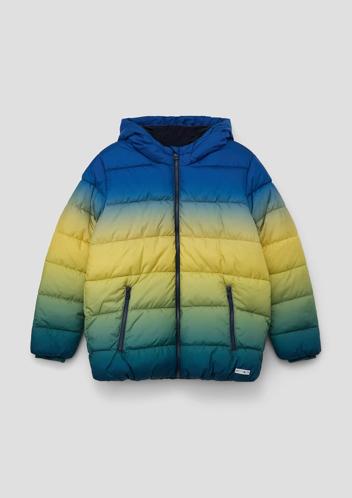 s.Oliver Steppjacke mit Farbverlauf, BLUE GREEN