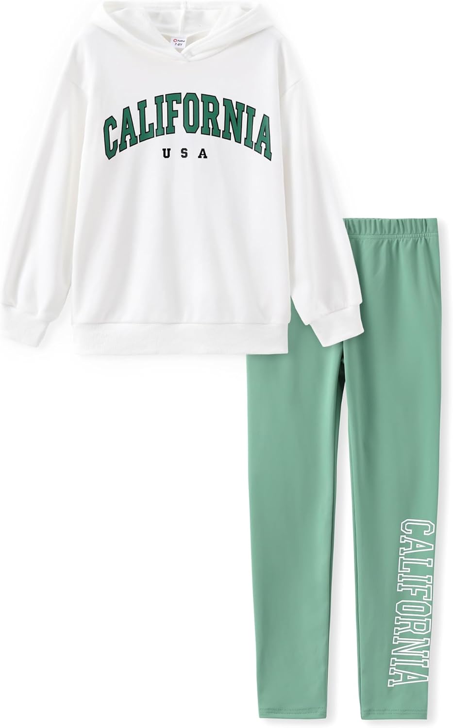 PATPAT Jogginganzug Mädchen, Activewear Sets für Mädchen mit Kapuzenpullover und Sportleggings Mädch