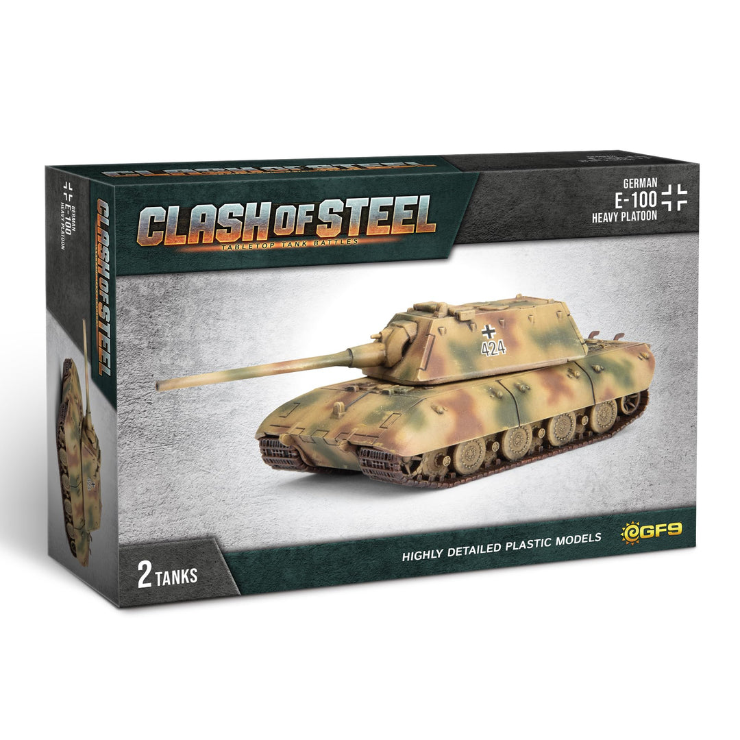 Gale Force Nine - Clash of Steel - E-100 Heavy Tank Platoon