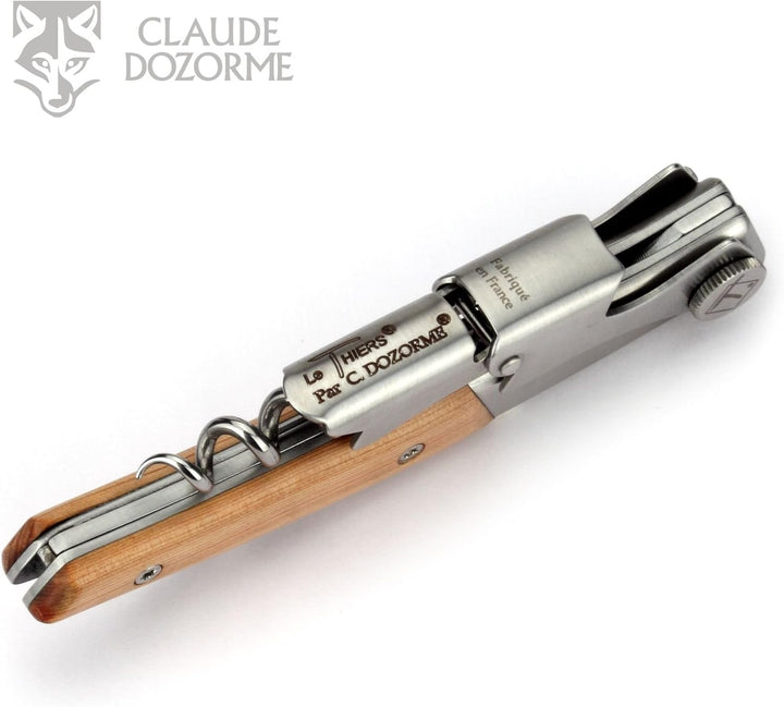 Claude Dozorme Sommelier Kellnermesser - Original Le Thiers Frankreich - Griff Wacholder - Edelstahl