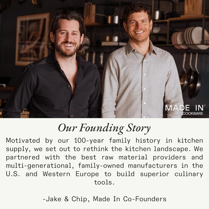 Made In Kochgeschirr – 8-Liter-Suppentopf aus Edelstahl mit Deckel – 5-lagige Edelstahlbeschichtung