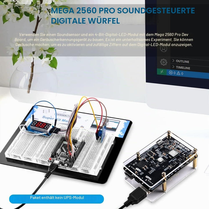 GeeekPi Complete Ultimate Starter Kit for Arduino UNO R3 Mega 2560,ESP32-WROVER,ESP8266,Includes Var