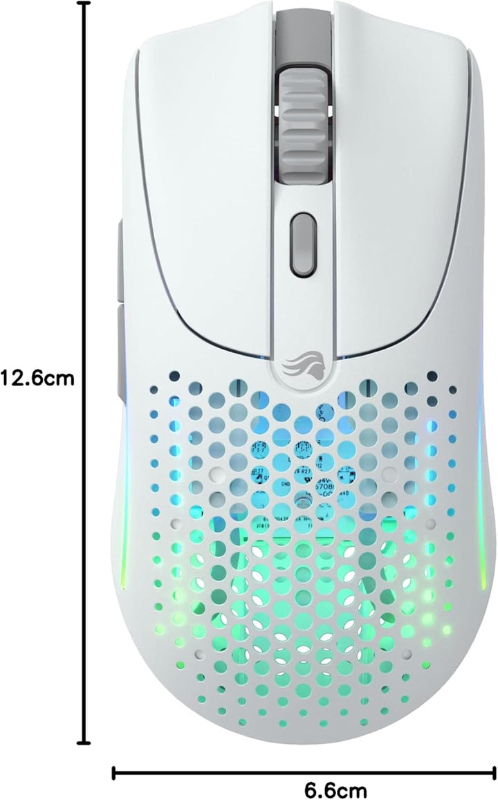 Glorious Gaming Model O 2 Wireless Mouse da Gaming - Wireless 2,4 GHz e Bluetooth ibrido, superlegge