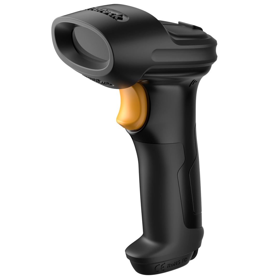 Inateck Barcode Scanner 2D Bluetooth, Kabellose QR Code Scanner, Wireless Handscanner mit AI APP & S