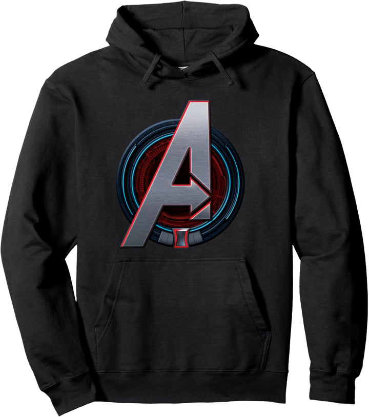 Marvel Black Widow Avengers A Logo Pullover Hoodie