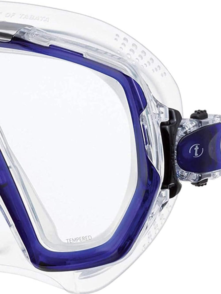Tusa Freedom Elite - Tauchmaske schnorchelmaske Erwachsene - Schwarz Ocean Green