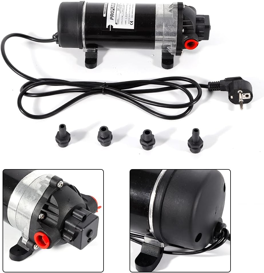 Wassertransferpumpe, 120W 80-90 Psi Gartenpumpen aus Edelstahl tragbare Gartenpumpe Kreiselpumpe Was