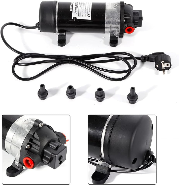 Wassertransferpumpe, 120W 80-90 Psi Gartenpumpen aus Edelstahl tragbare Gartenpumpe Kreiselpumpe Was