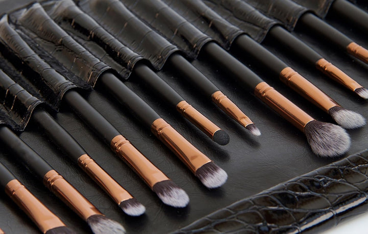 Rio professionelles Kosmetik Make Up Pinsel Set, 24 Teile.