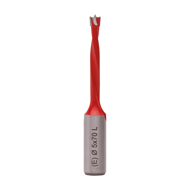 ENT 22401 Dübelbohrer HW, Schaft (S) 10 mm, Durchmesser (D) 5 mm, NL 35 mm, SL 30 mm, L 70 mm, Links