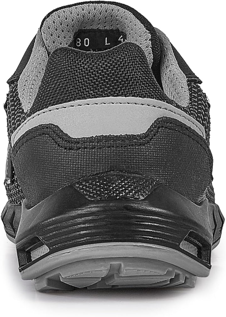 U-POWER - Scudo Plus ESD S3 CI SRC - Scarpe - Bassa 44 EU Schwarz Grau, 44 EU Schwarz Grau