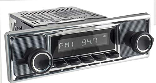 RETROSOUND Motor-6" DAB+ Komplett-Set Design Mexico mit Zubehör RSD-Mexico-6 Autoradio für Oldtimer
