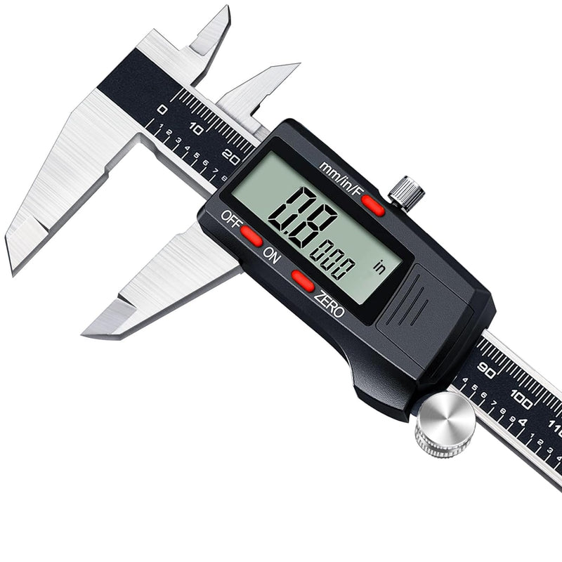 Kynup Messschieber Digital, 150mm / 6-Zoll Digitale Schieblehre Messgerät mit grossem LCD-Display fü