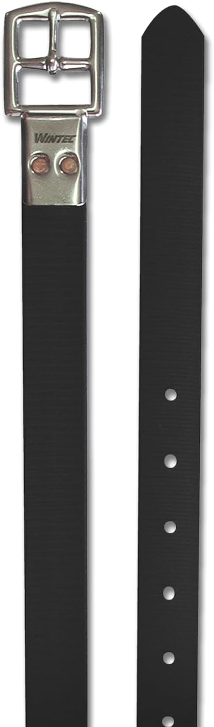 Wintec Slimline Steigbügelriemen Schwarz Länge 110 cm, Schwarz Länge 110 cm