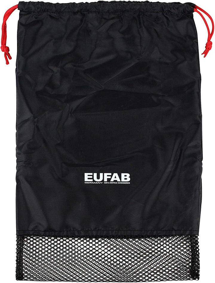 EUFAB 11242 Fahrradtransportschutz-Set, Rahmenschhutz, 6-teilig & 16412 Wandhalterung, passend nur f